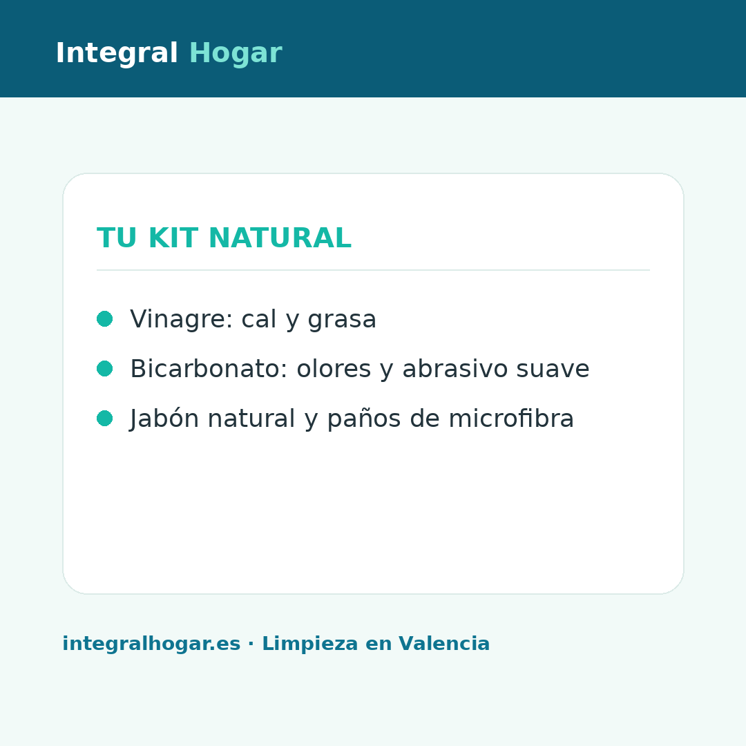 Limpieza ecológica del hogar: guía de productos y trucos naturales